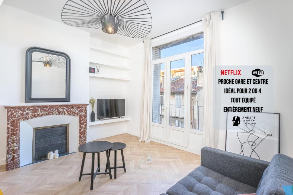 Appartement Le Flammarion  Haut Standing  Wifi-Netflix-Clim 61 Boulevard Camille Flammarion 13001 Marseille