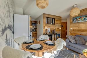 Appartement Le Flocon de Neige - Appt cosy avec terrasse 1084 Route Des Evettes - Le Schuss 2 73590 Flumet Rhône-Alpes