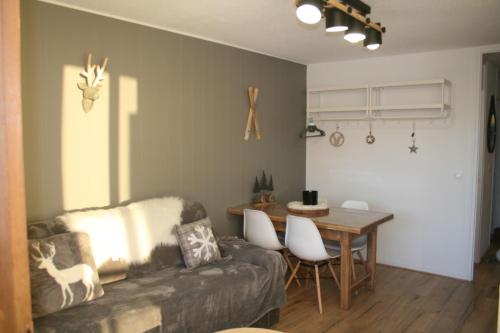 Le Flocon-Studio cabine-Balcon 4-6 Pers à 100m des pistes