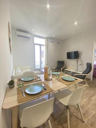 Le Foch 3 chambres 7 ´ Port / Train 10´ Plage Clim