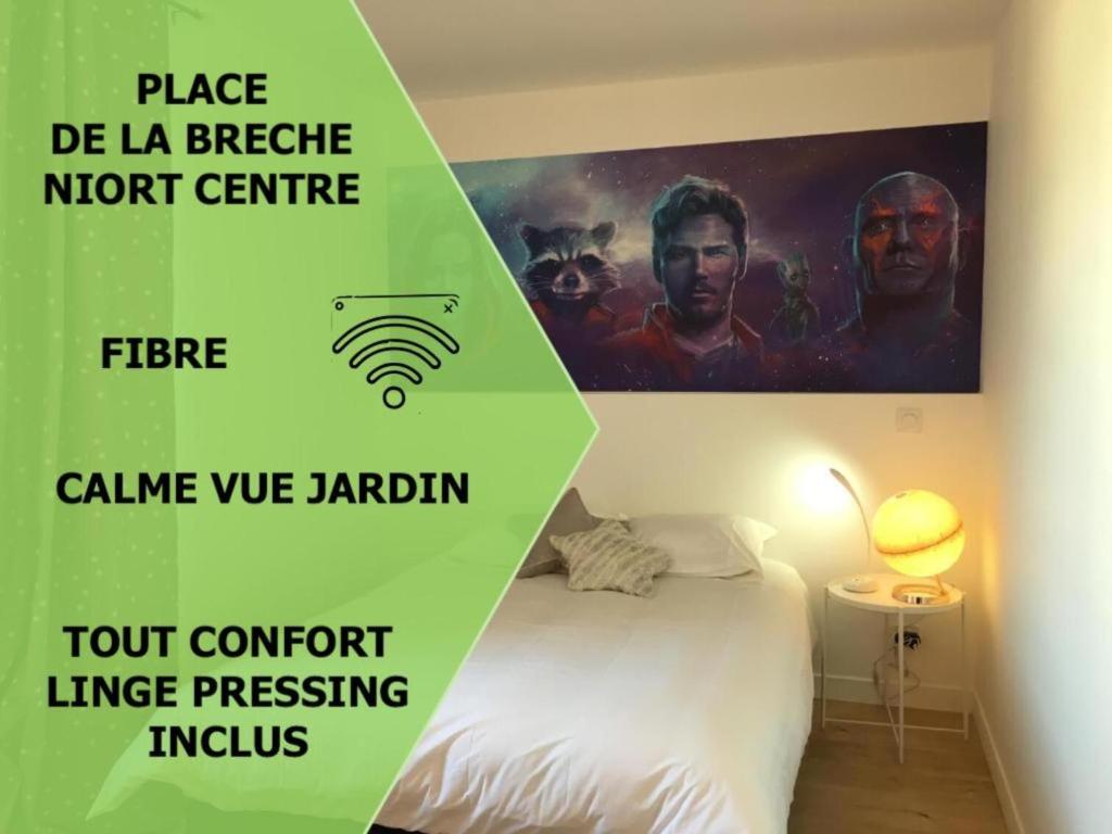 Le Galaxy centre la Brèche wifi calme vue jardin 26 rue d alsace Lorraine, 79000 Niort