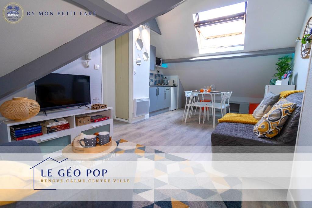 Appartement Le Géo Pop - rénové & calme - centre Compiègne 22 Rue des Domeliers 60200 Compiègne