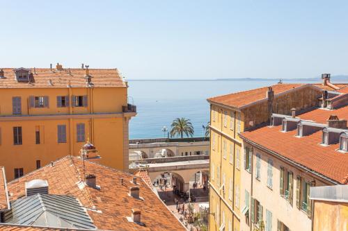 LE GILLY 6 - F3 EXCEPTIONNEL, VUE MER, MODERNE, CLIMATISATION, Vieux-Nice