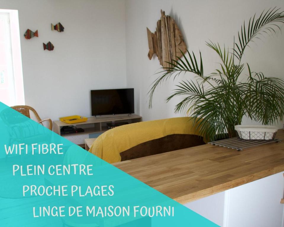 Appartement Le Gîte de l'Amer - T2 - Duplex - Centre Bourg 8 Place du Marhallé 56870 Baden