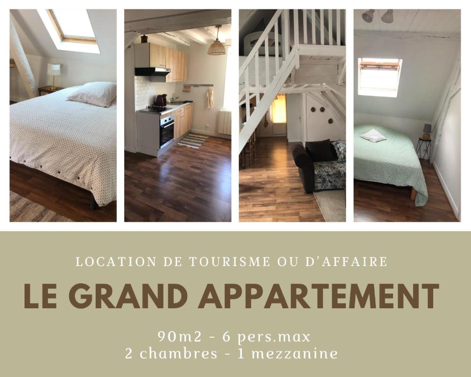 Appartement Le Grand Appartement - 90m2- 2 chb , 1 mezzanine - 6pers 5 Rue des Poulies 41200 Romorantin-Lanthenay