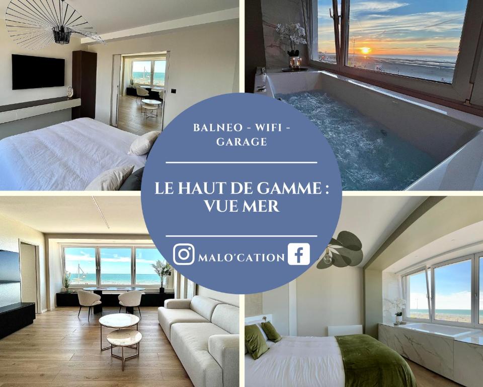 Appartement Le Haut de Gamme Vue mer - Malo cation 8 Digue de Mer 59240 Dunkerque