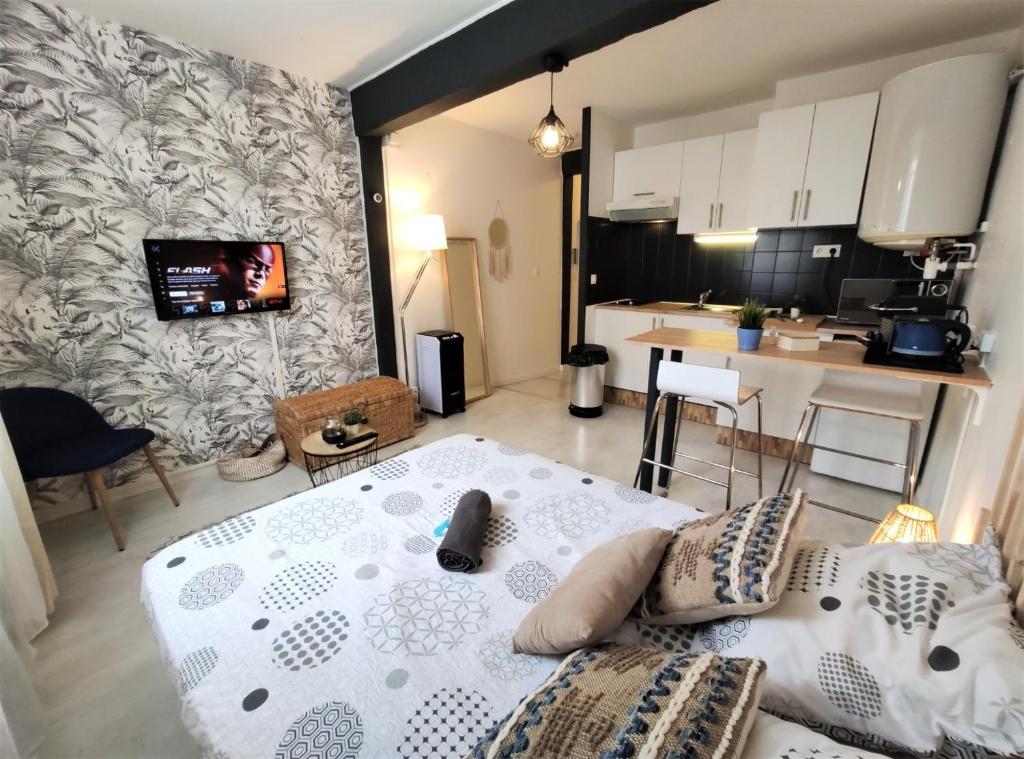 Appartement Le Jasmin des Carmes - Hypercentre - Netflix 118 Rue Achille Viadieu 31400 Toulouse