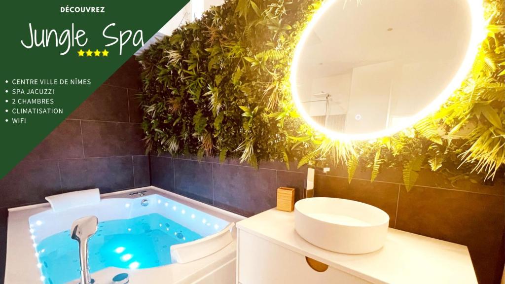 Appartement Le Jungle SPA **** 2 Rue Villars 30000 Nîmes