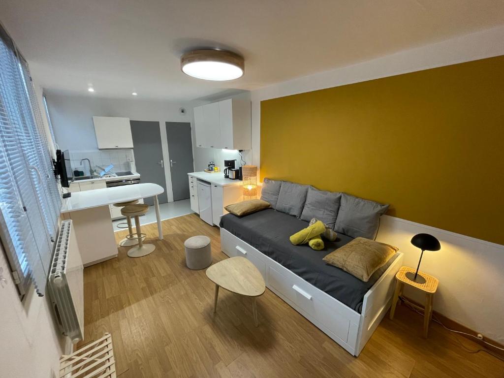 Appartement Le Kitsune - Studio refait a neuf avec parking 81 Rue du Renard 76000 Rouen