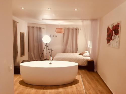 Le Laguna duplex hypercentre les halles donjon wifi linge de pressing