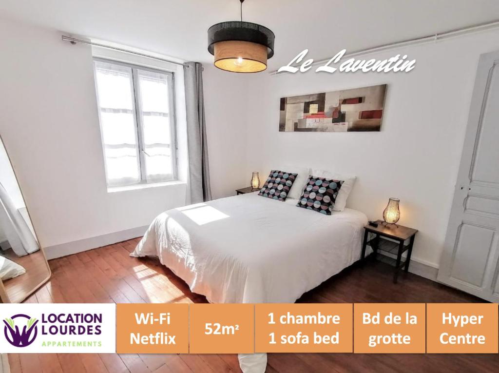 Appartement Le Laventin - 52m2 - Boulevard de la Grotte - Hyper Centre 12 Boulevard de la Grotte 65100 Lourdes