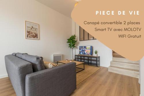 Le loft : charmant T2 en rez-de-chaussée