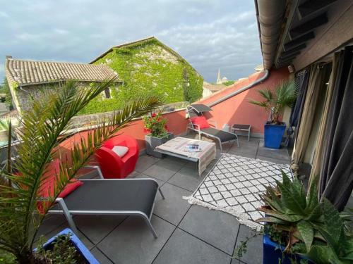 Le Loft DUPLEX, 2 Terrasses, au coeur du village