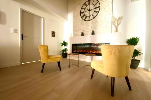 Le Loft - P4 avec bain jacuzzi et Sauna parking