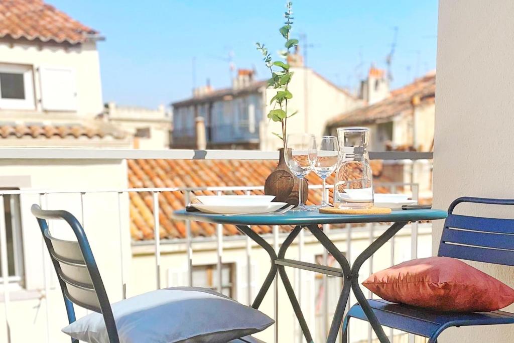 Appartement Le Longchamps II - Grand appartement avec 2 chambre et terrasse 13 rue Louis Grobet 13001 Marseille