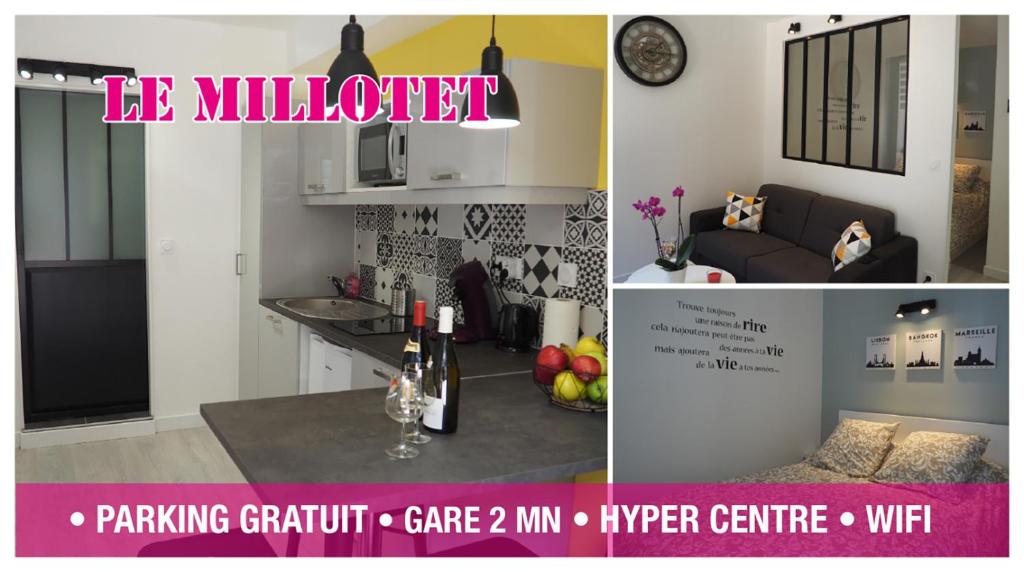 Appartement Le Millotet - Agréable studio à 2 mn Dijon Gare 14 Rue Millotet 21000 Dijon