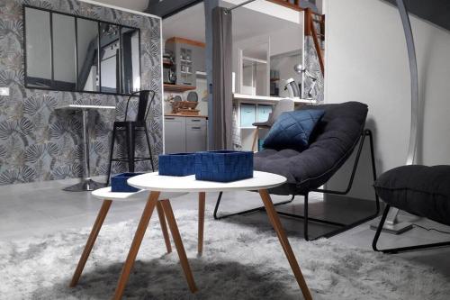 Le Mini Loft Montargis centre 1 à 4 personnes climatisation parking linge wifi freebox Netflix