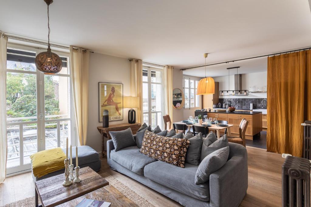 Le Monte Carlo - Appartement 3 chambres en centre ville 9, rue de Bertrand, 35000 Rennes