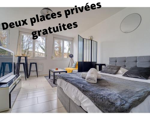 Le Muse Quartier ville proche transport Parking Privé Un-Séjour-à-Part
