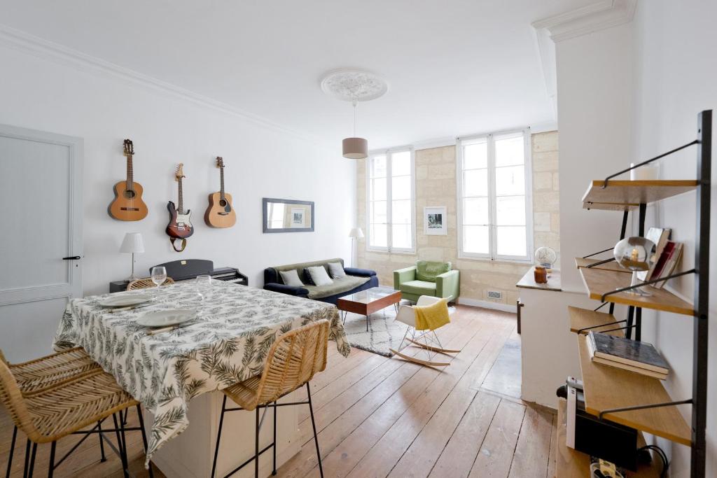 Appartement Le musicien, charme au coeur de Bordeaux du Hâ, 60 33000 Bordeaux