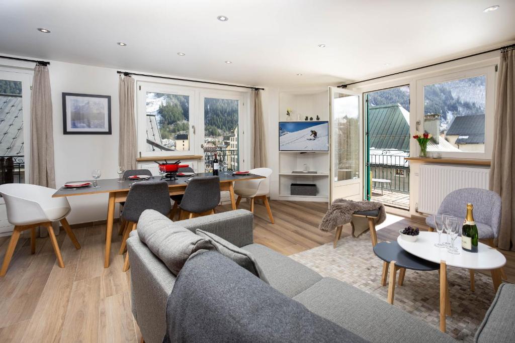 Appartement Le Panoramic Mont Blanc Apartment - Chamonix All Year 115 Impasse de l'Androsace 74400 Chamonix-Mont-Blanc