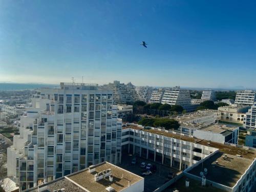 Le Panoramique, P2 vue sur mer, clim, centre ville, WIFI