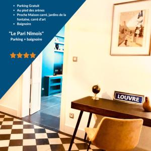 Appartement Le Pari Nîmois, avec Parking, Centre Ville Arènes 3 Petite Rue du Louvre 30000 Nîmes Languedoc-Roussillon