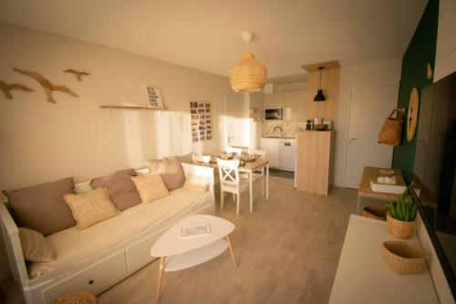 Le Patio - Calme et cosy avec loggia - 100m de la plage - Parking - Wifi