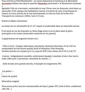 Le petit Montmartre - Conciergerie des Canuts