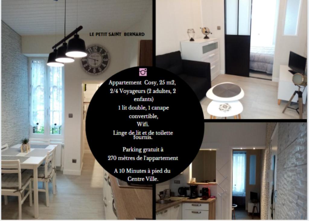 Appartement Le petit Saint Bernard Rez de Chaussée 15 Rue d'Ahuy 21000 Dijon