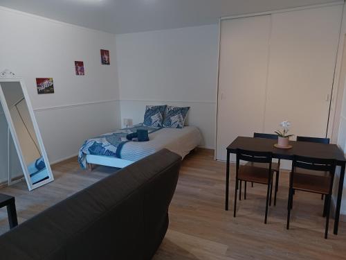 Le quadrapin, studio 4 personnes centre ville Compiègne