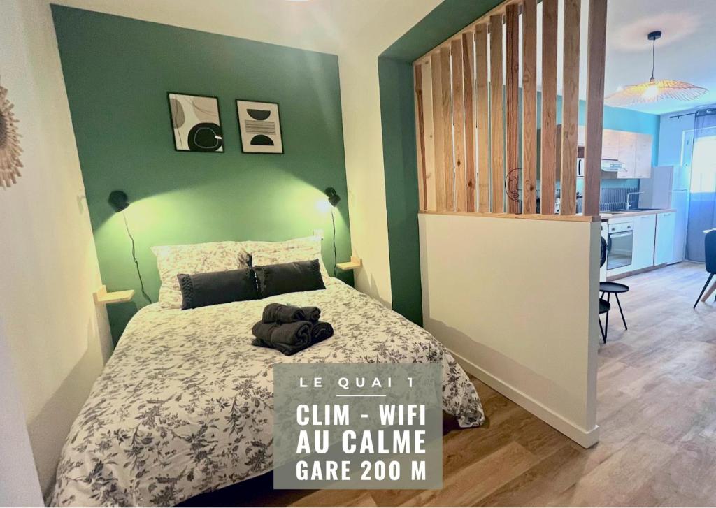 Appartement LE QUAI 1 - Spacieux Studio NEUF CALME - CLIM - WiFi - Gare à 200m 35 Rue Traverse 47000 Agen