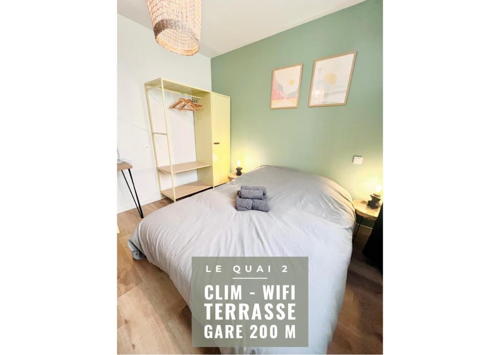 Appartement LE QUAI 2 - Studio neuf CALME TERRASSE - CLIM - WiFi - Gare à 200m 35 Rue Traverse 47000 Agen