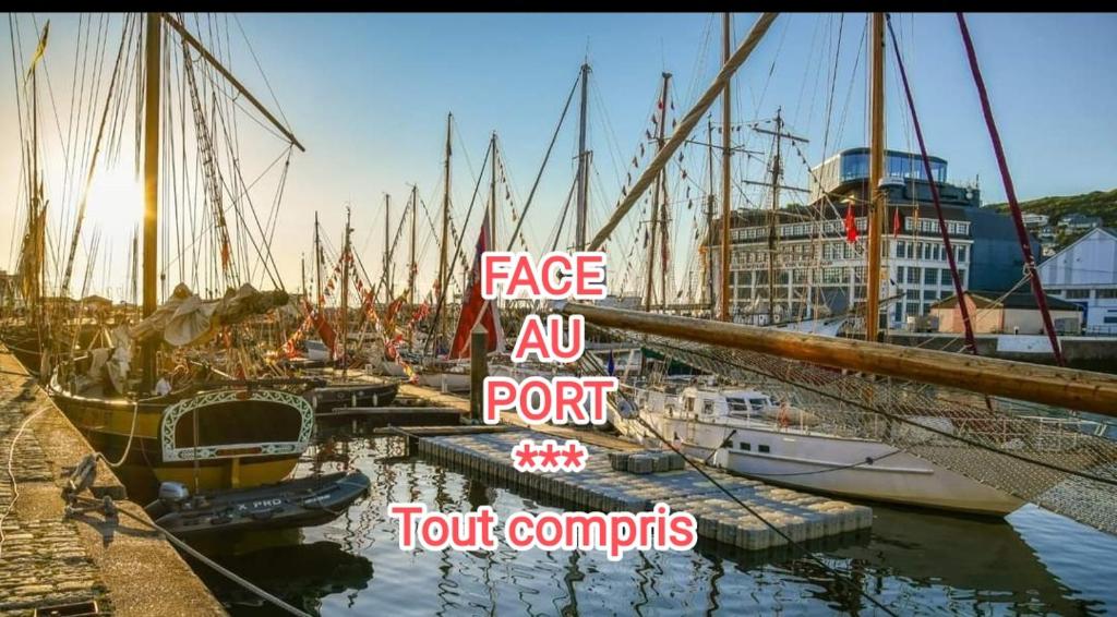 LE REFLET DES VOILES FACE AU PORT DE FECAMP Appartement 2 69 Quai Berigny, 76400 Fécamp