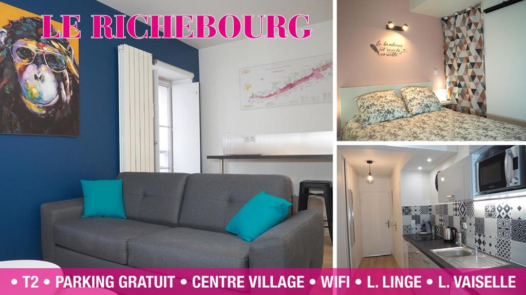 Appartement Le Richebourg - Charmant T2 Cosy, tout confort 2 Rue de l'Ancien Hôpital 21220 Gevrey-Chambertin