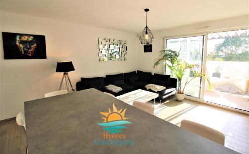 Le Rivage-T4 roof top vue mer wifi clim pk