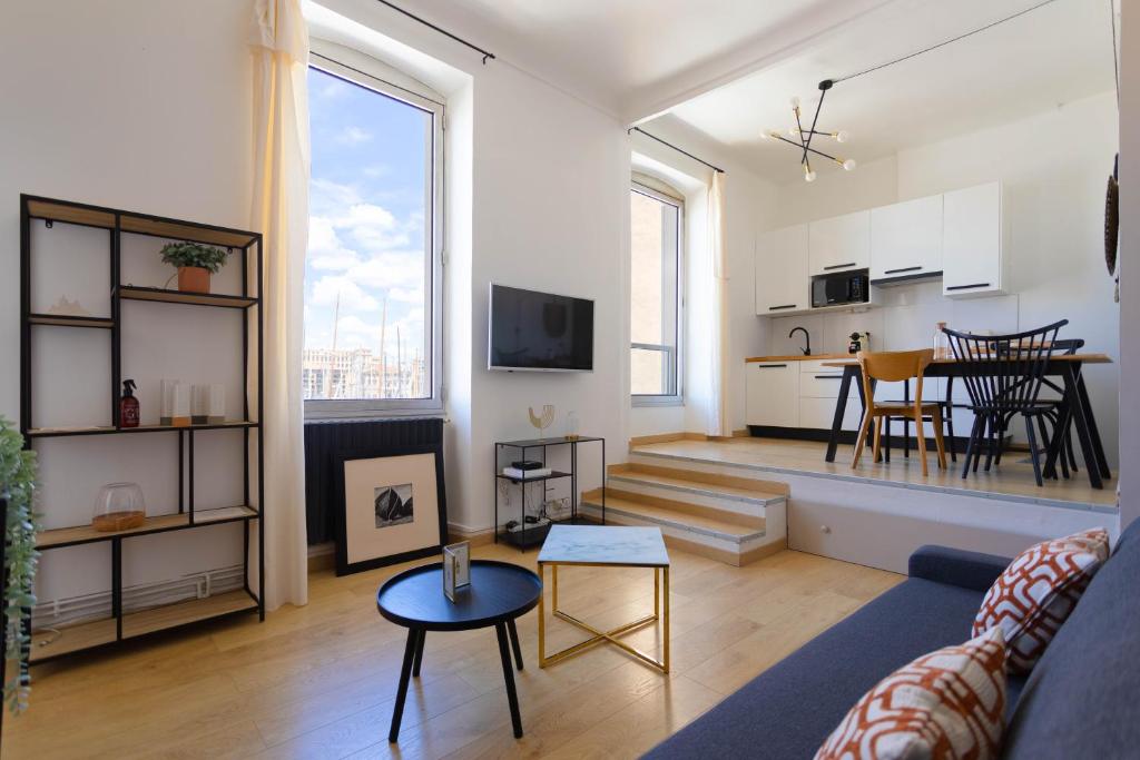 Appartement Le Rive Neuve Standing Vue Mer - MaisonMars 3 Rue du Chantier 13007 Marseille