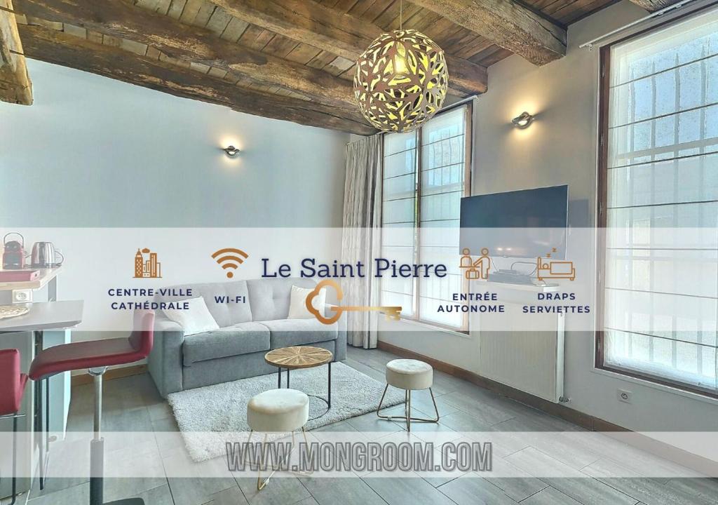 Appartement Le Saint Pierre - Mon Groom 10 Place Saint-Pierre 10000 Troyes