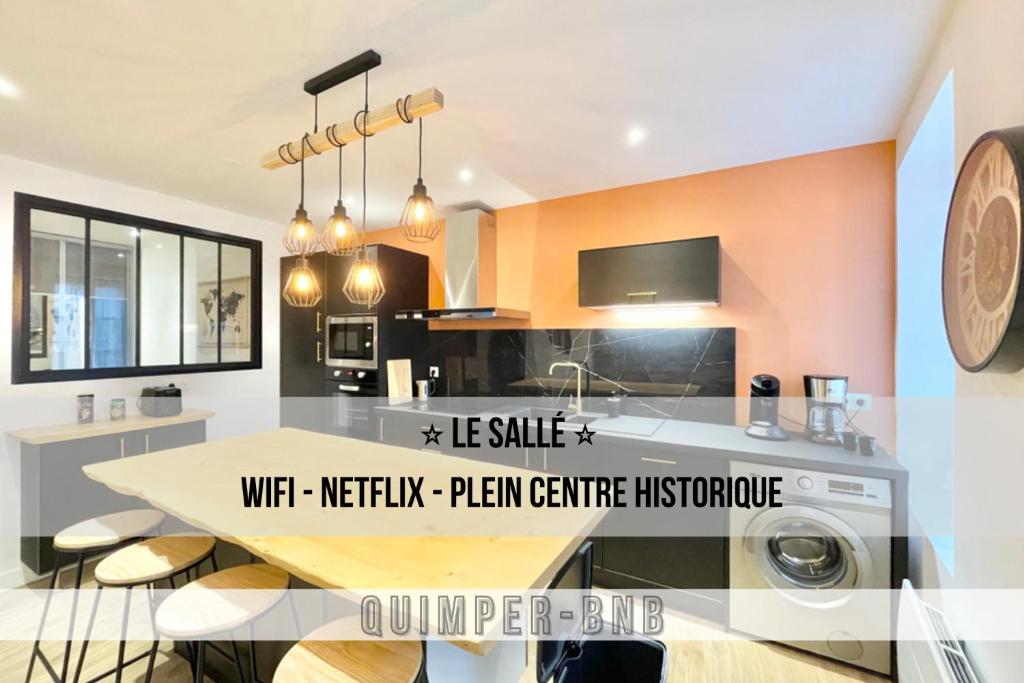 Appartement LE SALLÉ - Confort - Wifi - Centre Historique - Entrée Autonome Etage 2 - 25 Rue du Sallé 29000 Quimper