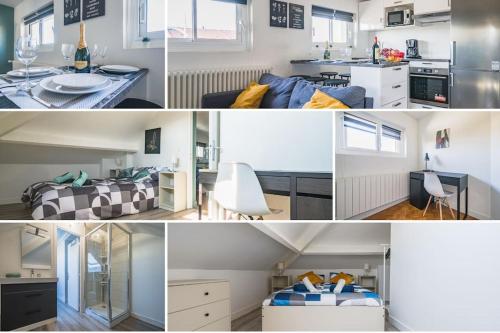 Le SAPHIR - Self Checking - 20min from Paris - 2 bathrooms - Free Parking around