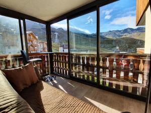Le Serac W6 appartement avec véranda en angle vue panoramique