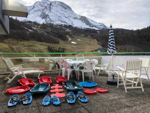 Le Skidoux 2*, au pied des pistes, vue montagne