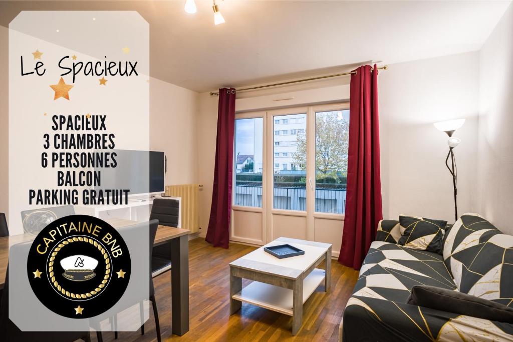 Appartement Le Spacieux - 6 personnes - Parking Gratuit 11 Rue Charles Dernuet 10120 Saint-André-les-Vergers