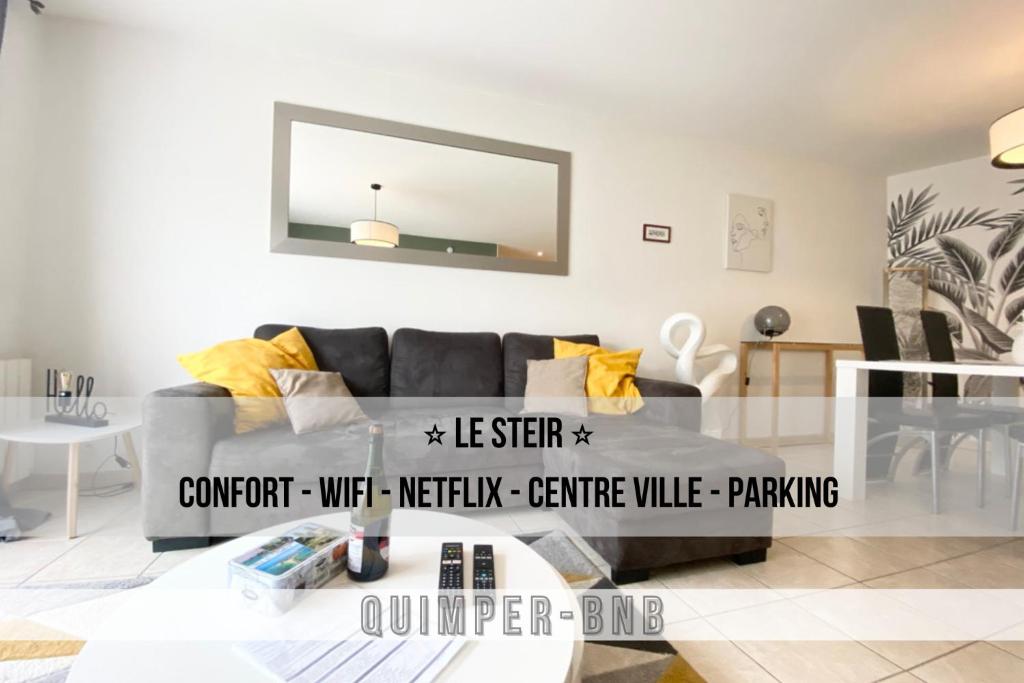 Appartement LE STEIR - Centre ville - Parking - Wifi - Entrée autonome 6 Rue de Pen ar Steir 29000 Quimper