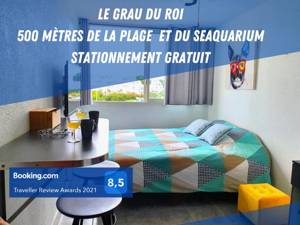 le studio du palais de la mer Appt 18, 2ème étage, Bât B 299 Avenue du Palais de la Mer, 30240 Le Grau-du-Roi