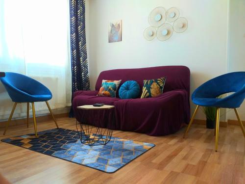 Le Tigre - Appartement centre-ville au calme, parking privé
