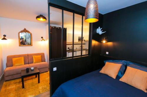 Le Zèbre, T1 hypercentre chic et cosy, Wifi par SOVALFI