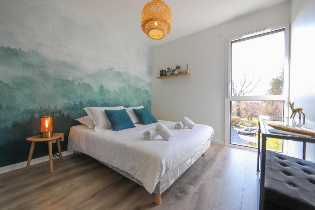 Les Choucas - appartement duplex lumineux avec parking 5 Allée des Choucas, 74000 Annecy