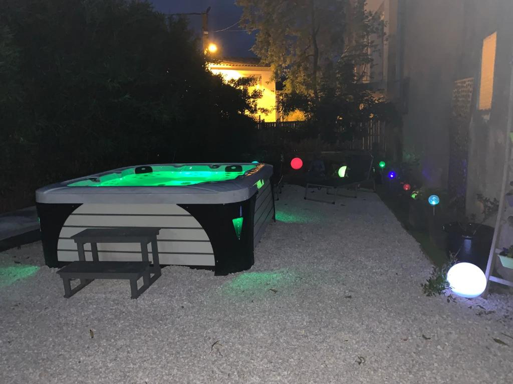 Les dahlias appartement 4 personnes Jacuzzi Barbecue Jardin arboré Climatisé 21 Rue du Peyrou, 34300 Agde