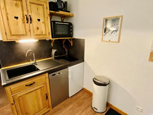 Appartement Appartement Les Deux Alpes, 2 pièces, 4 personnes - FR-1-516-169 rue des côtes Brunes Les Deux Alpes